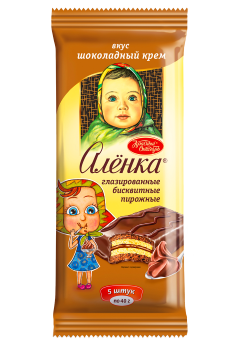 Пирожное Аленка шоколадный крем, 40 гр.