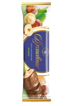 Шоколад Вдохновение молочный с начинкой фундук